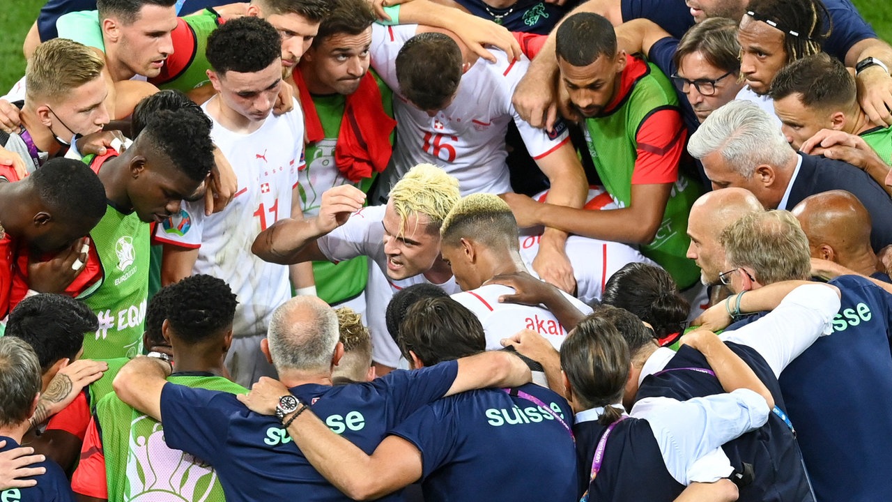 Gruppenfoto Schweizer Nationalmannschaft.